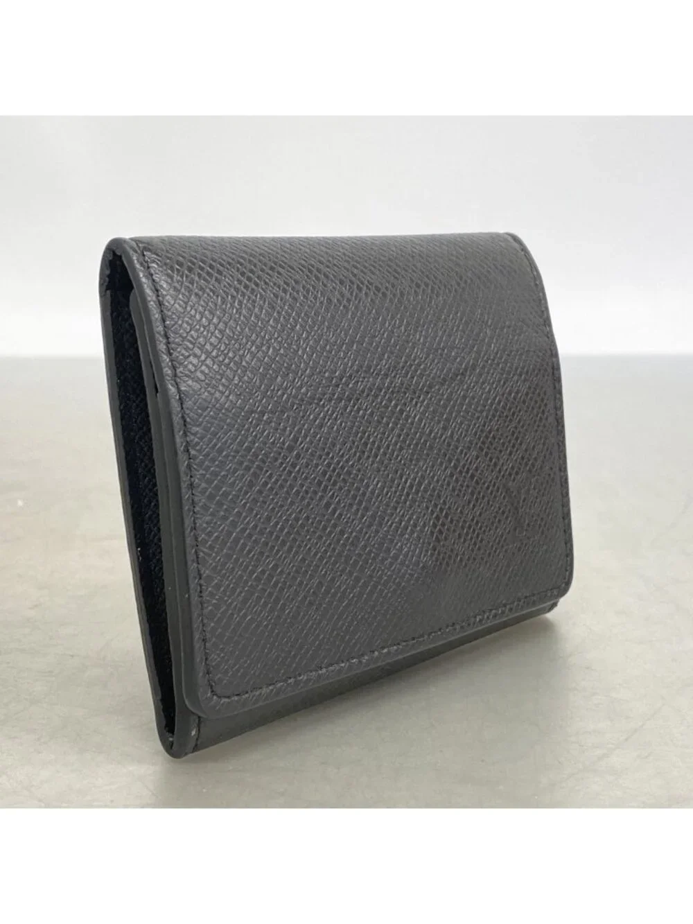 Louis Vuitton Card Case Taiga Envelope Business Holder NM Ardoise